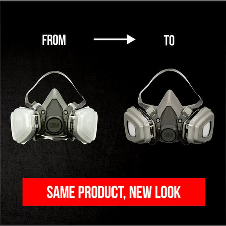 Grey Reusable P95 Medium Multi-Purpose Half Face Respirator