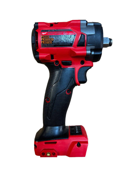 2855-20 M18 FUEL 1/2" Compact Impact Wrench with Friction Ring – 250 Ft-Lbs Torque, 4.9" Length, Brushless Motor, 4-Mode DRIVE CONTROL (Bare Tool)