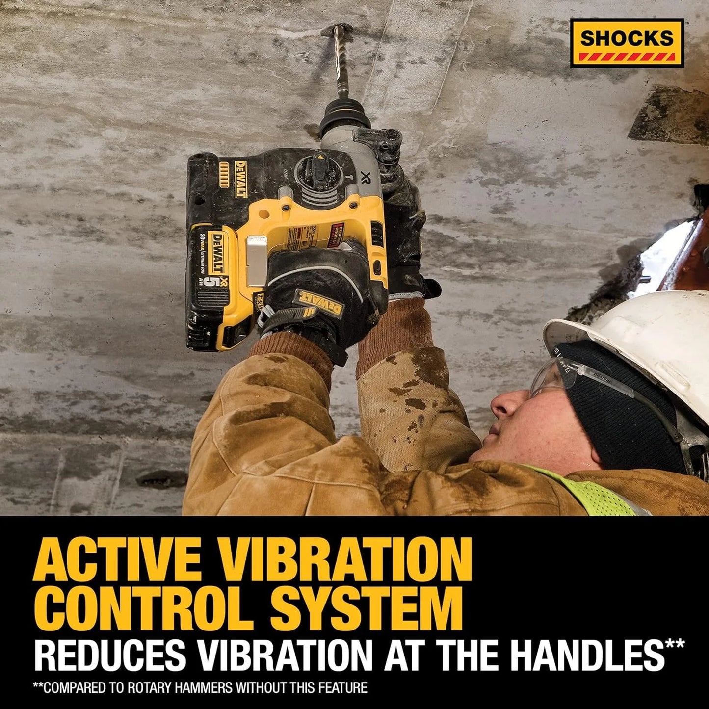 20V MAX SDS Rotary Hammer Drill, Cordless, 3 Application Modes, Bare Tool Only DCH273B