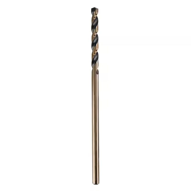1/2-In X 12-In Black and Gold Coated HSS Aircraft Length Twist Drill Bit