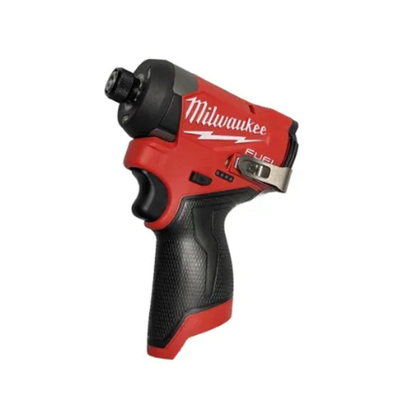 M12 FUEL 12V Lithium-Ion Brushless Cordless 2-Tool Combo Kit – 1/2" Hammer Drill & 1/4" Impact Driver with 2 Batteries, Charger & Bag (Model 3497-22)