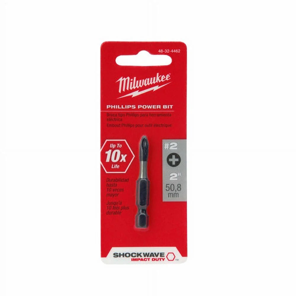 Electric or Electrical Tool 48-32-4602 Shockwave #2 Phillips Insert Bit, 2-In., 5-Pk.