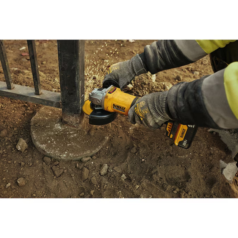4.5-In 20-Volt Max Paddle Switch Brushless Cordless Angle Grinder