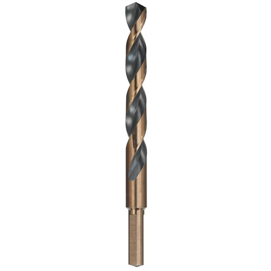 1/2-In X 6-1/8-In Black and Gold Coated HSS Jobber Length Twist Drill Bit