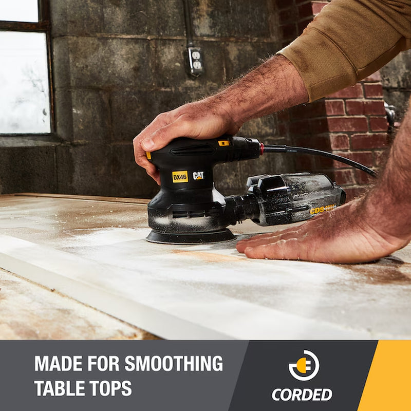 120-Volt 3 -Amp Variable Speed Random Orbital Sander with Dust Management