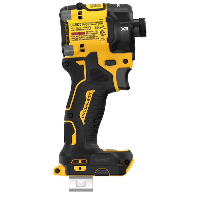 XR Quiet Hydraulic 20-Volt Max 1/4-In Brushless Cordless Impact Driver (Battery Not Included and Charger Not Included )