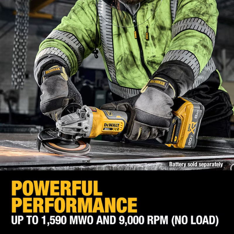 XR 4.5-In 20-Volt Max Paddle Switch Brushless Cordless Angle Grinder