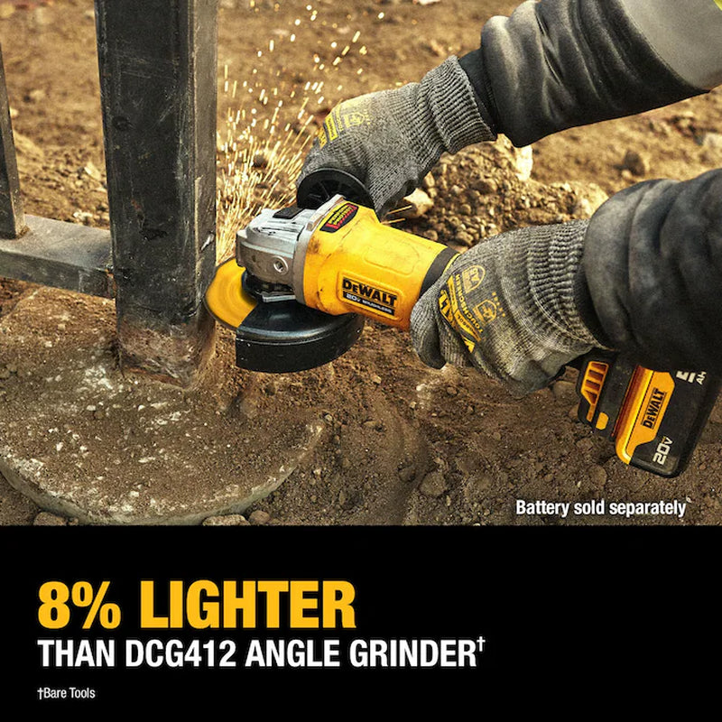 4.5-In 20-Volt Max Paddle Switch Brushless Cordless Angle Grinder
