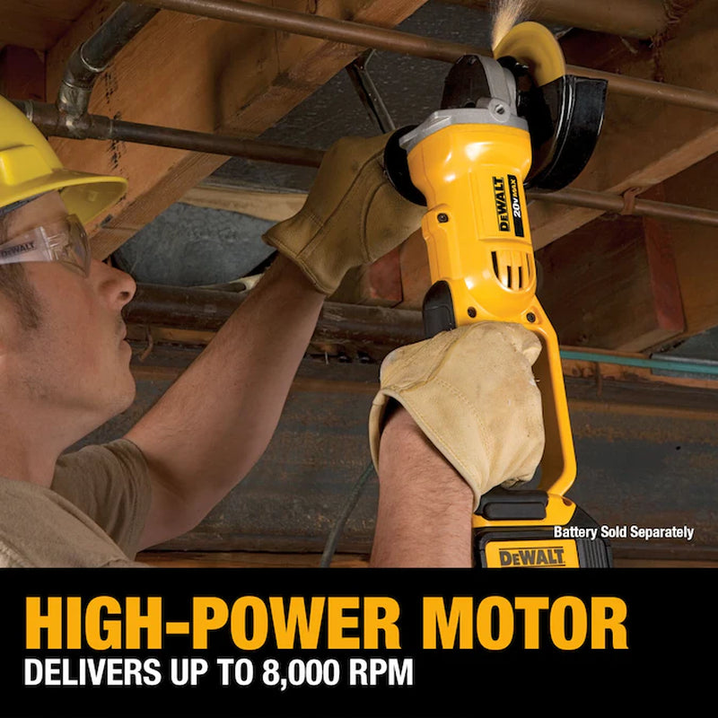 4.5-In 20-Volt Max Trigger Switch Cordless Angle Grinder