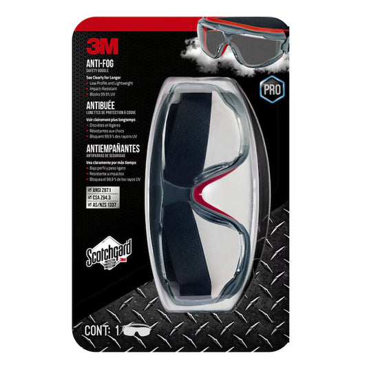 Scotchgard Plastic Anti-Fog Safety Goggles