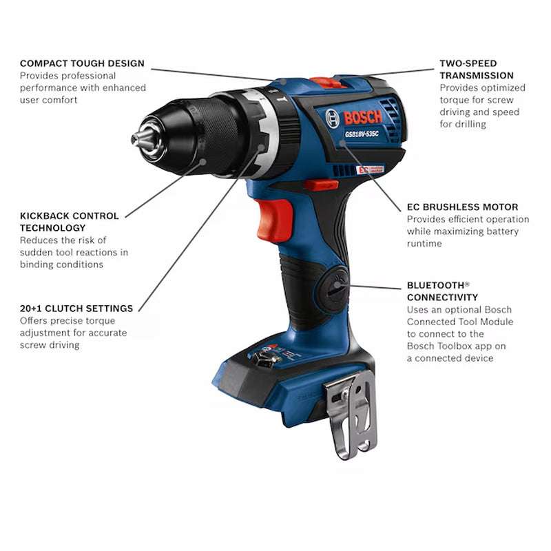 18-Volt 1/2-In Keyless Brushless Right Angle Cordless Drill