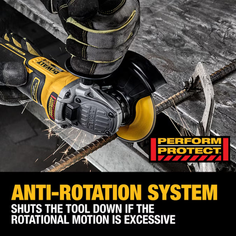 XR 4.5-In 20-Volt Max Paddle Switch Brushless Cordless Angle Grinder