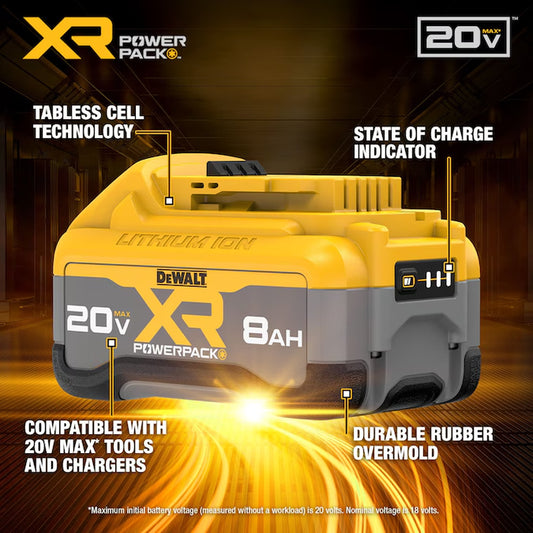 XR POWERPACK 20 -Volt 1 -Pack Lithium-Ion ( 8 Ah Battery )