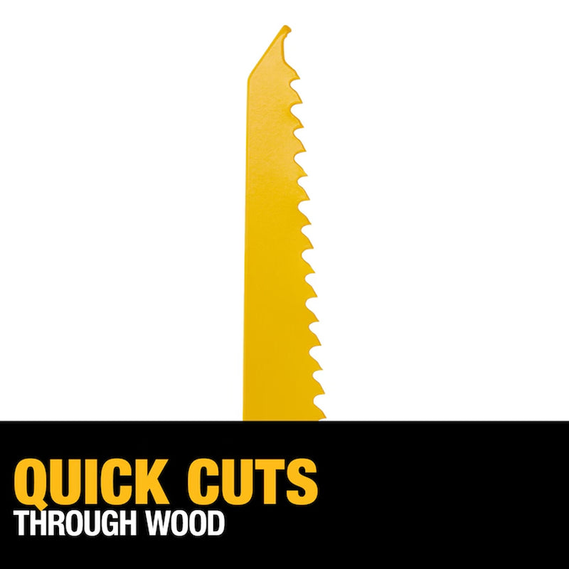 Bi-Metal 6-In 6 TPI Wood Cutting Reciprocating Saw Blade