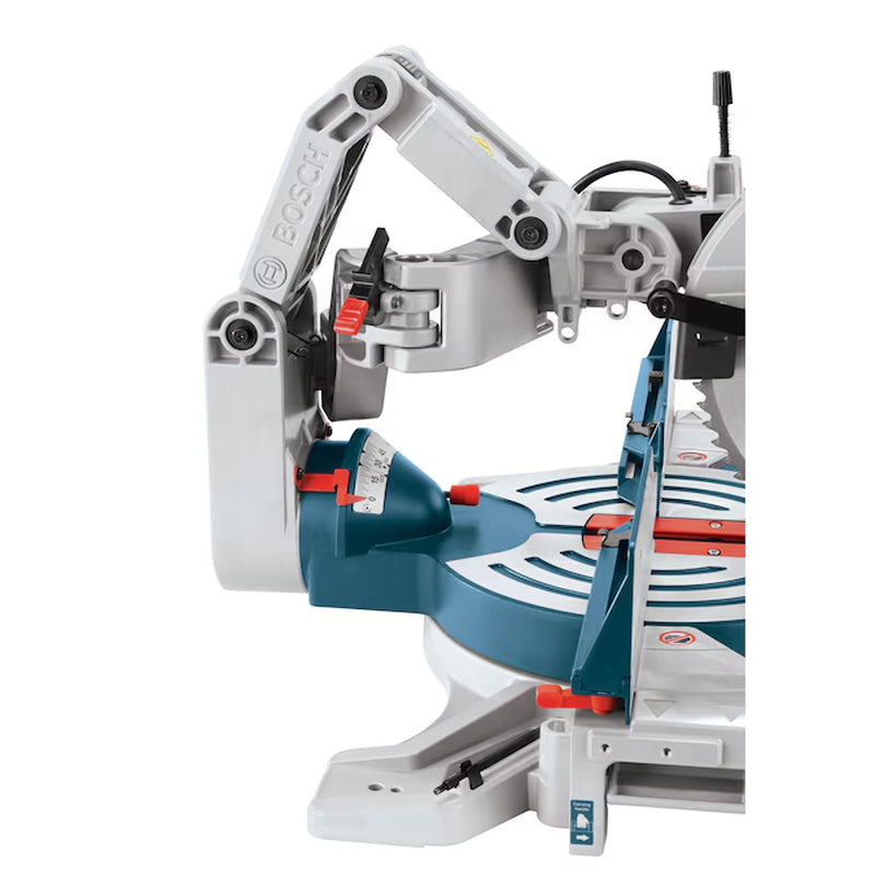 Glide 12-In 15-Amp Dual Bevel Sliding Compound Corded Miter Saw