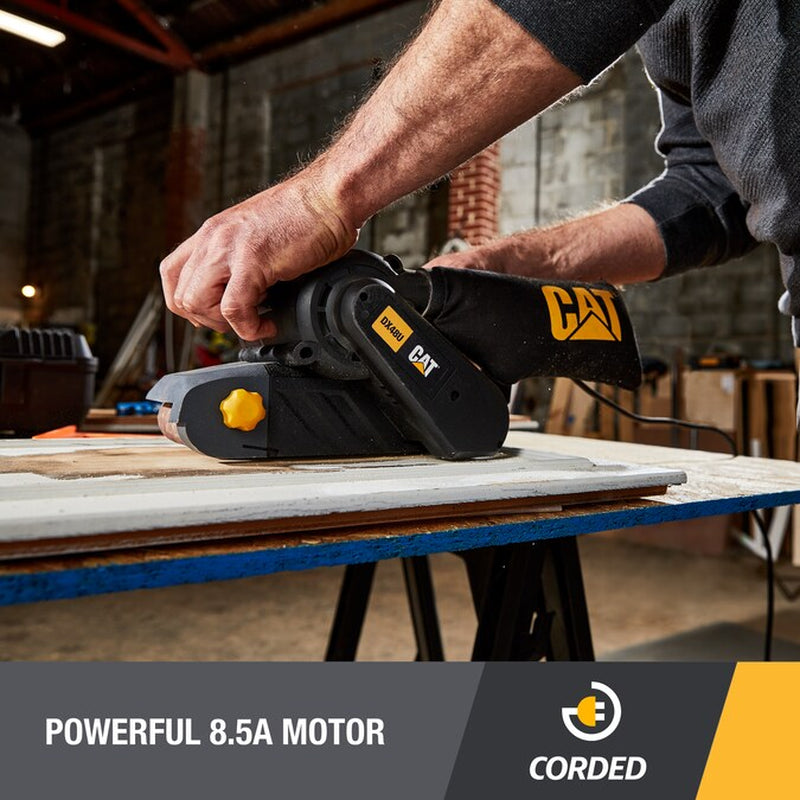 120-Volt 8.5 -Amp Variable Speed Belt Sander with Dust Management