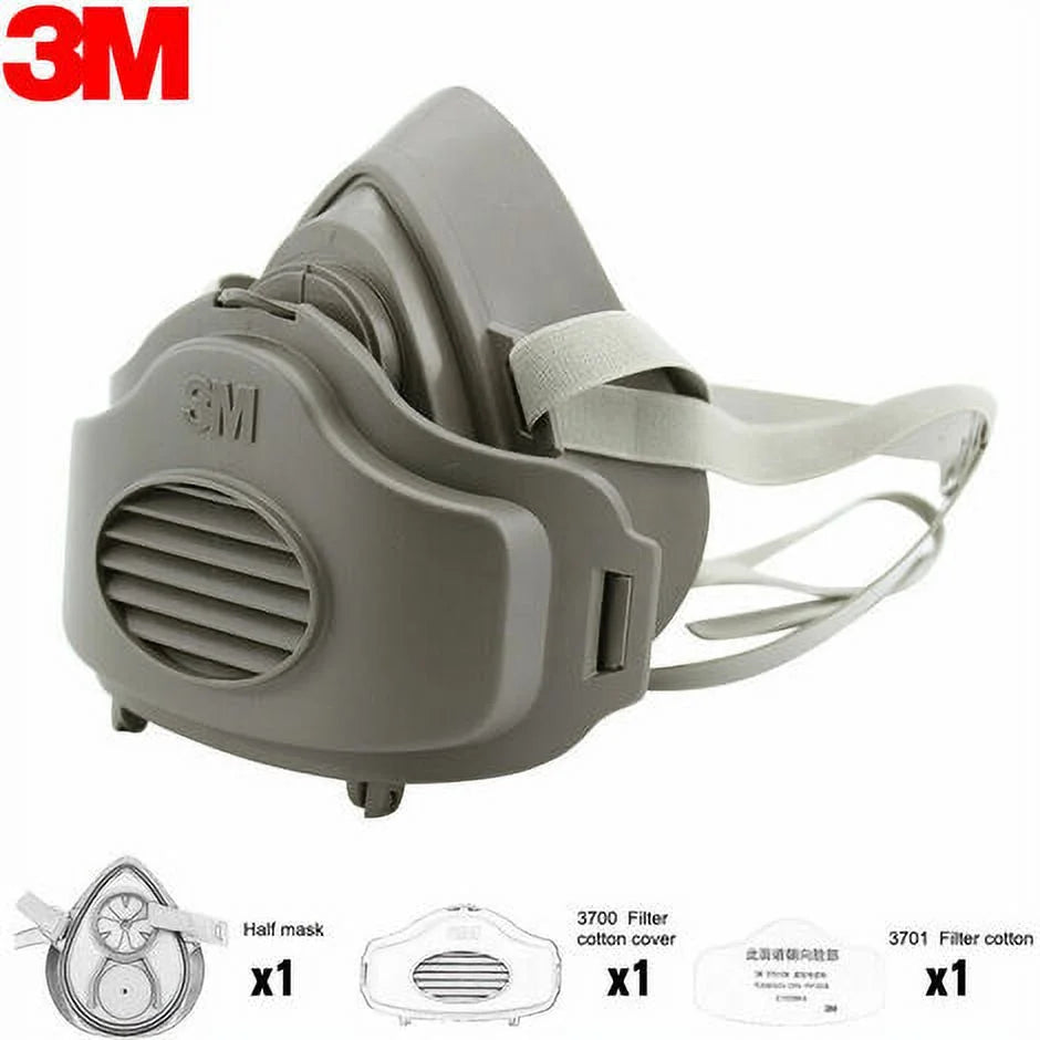 1Pc Half - Dust Mask - 3200 Dustproof Three-Piece Set
