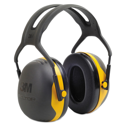 Peltor Black and Yellow Model X2A/37271(AAD) Over-The-Head Hearing Conservation Earmuffs