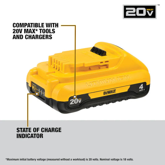 20 -Volt 2 -Pack Lithium-Ion ( 4 Ah 4 Ah Battery )
