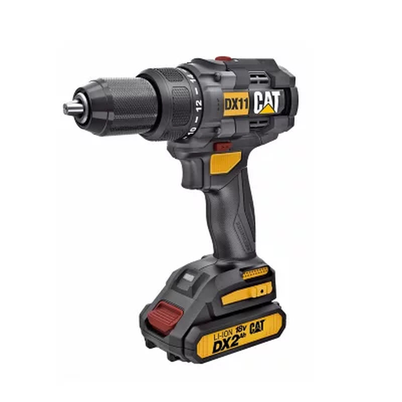 CAT 18V 1 for ALL 1/2" Cordless Drill/Driver with Brushless Motor and 2 Batteries