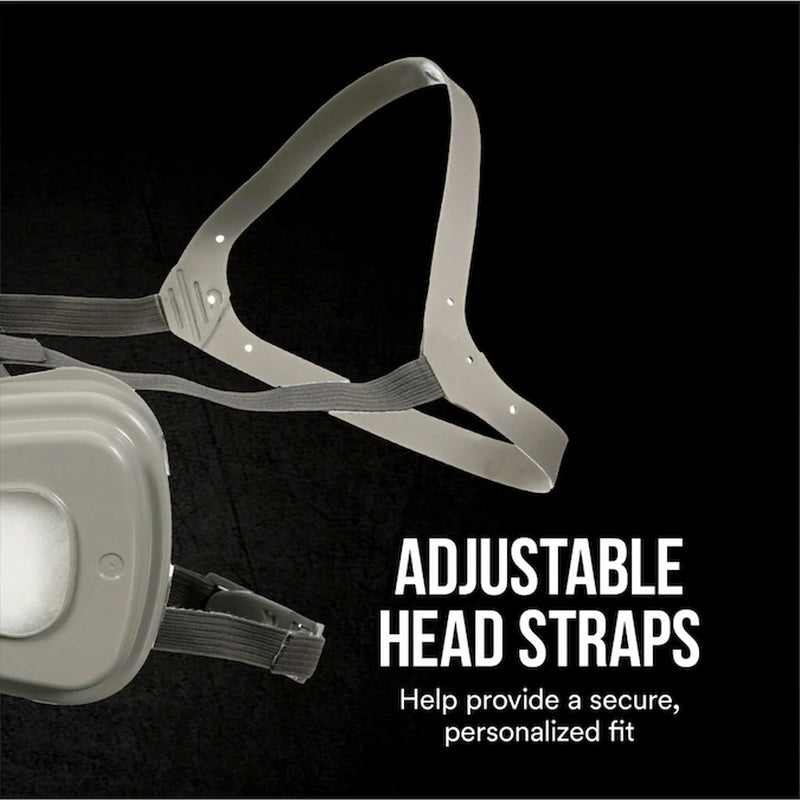 Grey Reusable P95 Medium Multi-Purpose Half Face Respirator