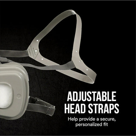 Grey Reusable P95 Medium Multi-Purpose Half Face Respirator