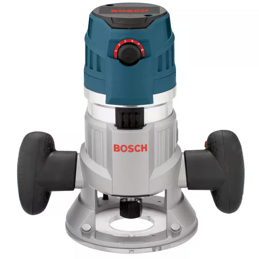 15 Amp 3-1/2 In. 2.3 HP Corded Electric Variable Speed Fixed Base Router Kit with Trigger Control