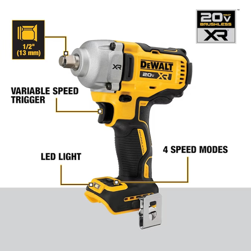 XR 20-Volt Max Variable Speed Brushless 1/2-In Drive Cordless Impact Wrench